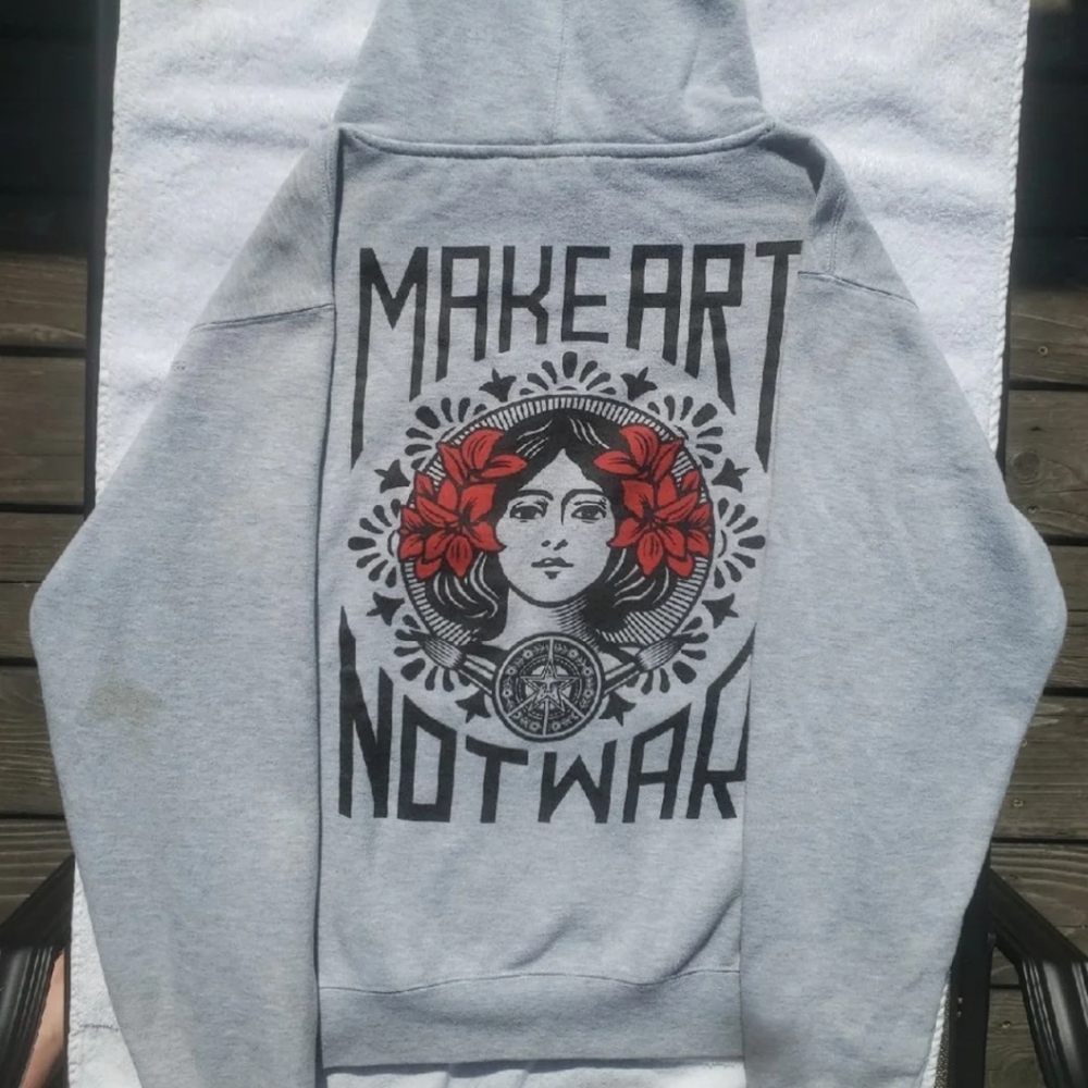 Make Art Not War Hoodie
